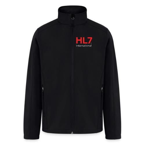 HL7 International Logo - Reverse - Men’s Soft Shell Jacket