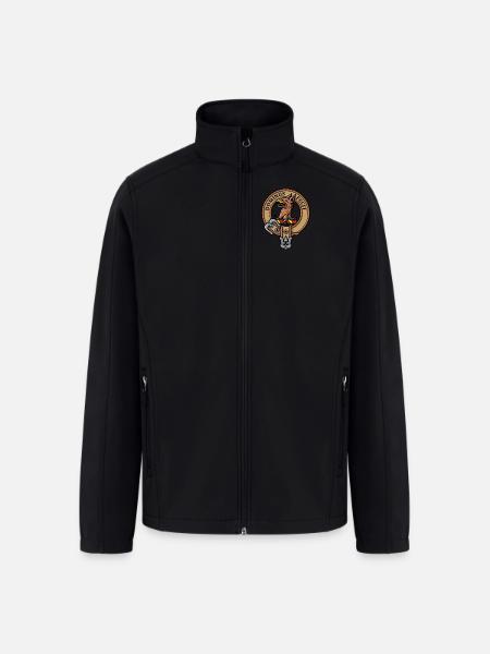 Clan Baird Crest - Men’s Soft Shell Jacket - black