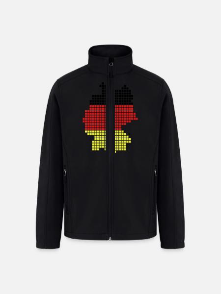 germany - Men’s Soft Shell Jacket - black