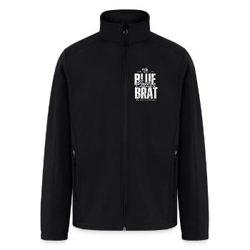 Blue Collar Brat Trucker Hat - Men’s Soft Shell Jacket - black - Front