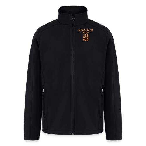 Wrestling from the 313 (orange) - Men’s Soft Shell Jacket