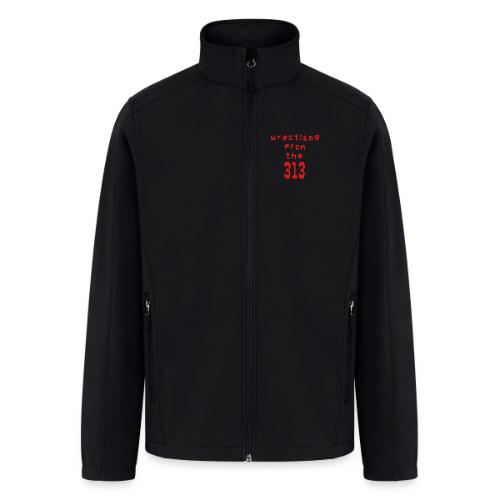 Wrestling from the 313 (red) - Men’s Soft Shell Jacket