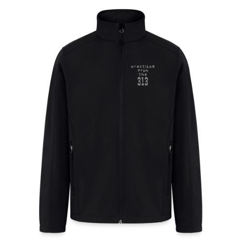 Wrestling from the 313 (Grey) - Men’s Soft Shell Jacket