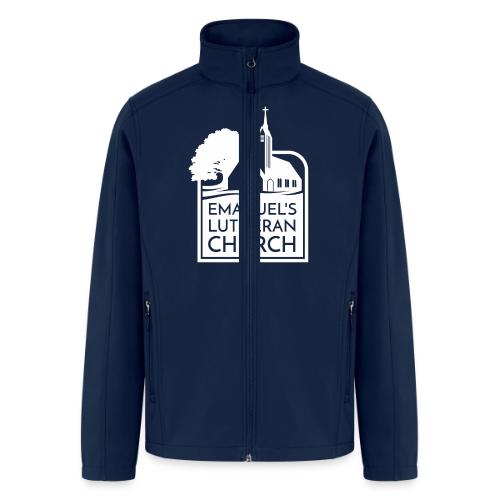 Single Vertical white2 - Men’s Soft Shell Jacket