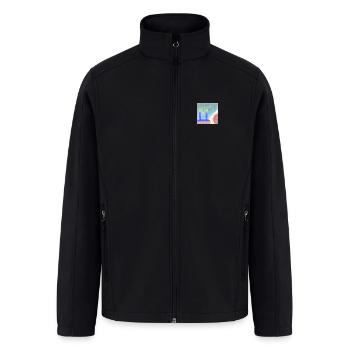 Biology - Men’s Soft Shell Jacket - black - Front