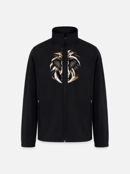 Golden Elephant - Men’s Soft Shell Jacket - black