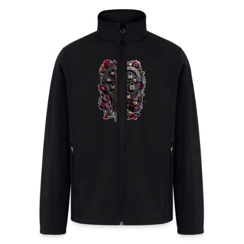 My Heart Permanently on Vacation T-Shirt - Men’s Soft Shell Jacket