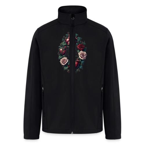 Eternal Bloom Timeless Love Entwined Hearts T-Shir - Men’s Soft Shell Jacket