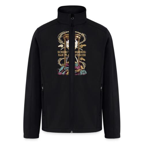Screen Time Referee T Shirt, Fair Play Enforcer - Men’s Soft Shell Jacket