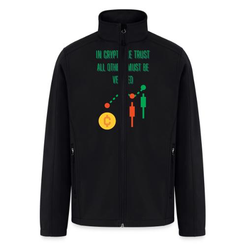 Sarcastic Bitcoin Investor T-shirt - Men’s Soft Shell Jacket