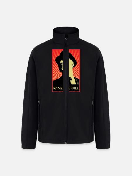 Observer Fringe - Men’s Soft Shell Jacket - black