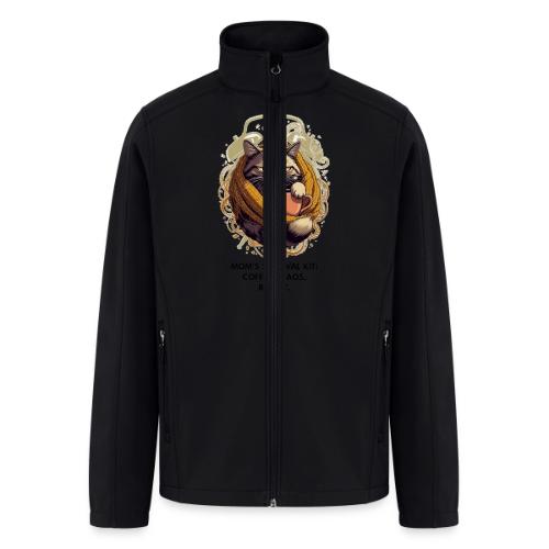 Powered by Sarcasm Cat Tee - Men’s Soft Shell Jacket