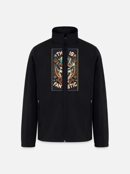 This is Fantastic - Men’s Soft Shell Jacket - black