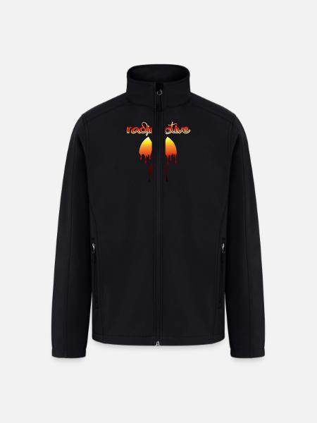 Radioactive – Bold & Unique - Men’s Soft Shell Jacket - black