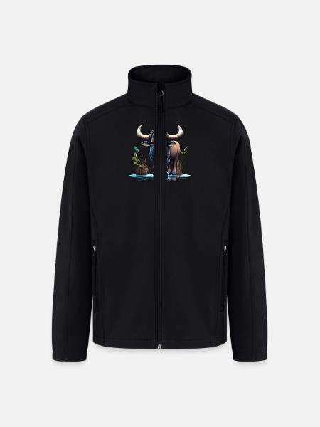 Water Buffalo - Men’s Soft Shell Jacket - black