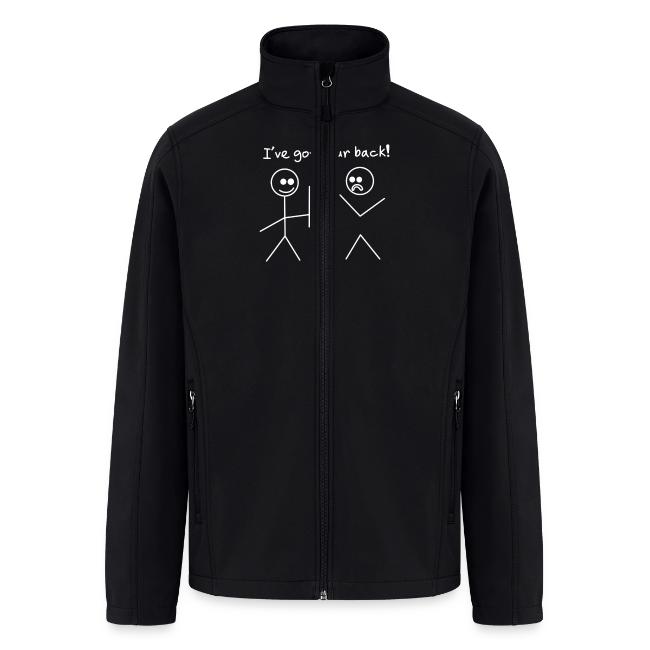 Got Your Back Stick Figure Design