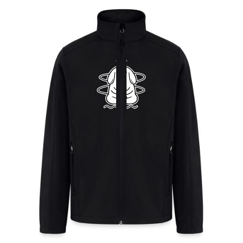 Cute Meditating Bunny Zen Yoga Animal - Men’s Soft Shell Jacket