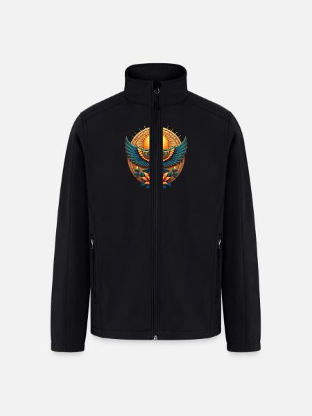 Eye of Horus - Men’s Soft Shell Jacket - black