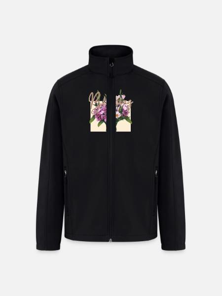 The Blooming Marvel - Men’s Soft Shell Jacket - black