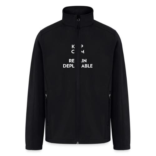 Keep Calm and Remain Deplorable - Men’s Soft Shell Jacket