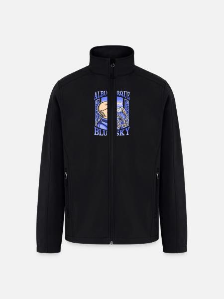 Albuquerque Blue Sky - Men’s Soft Shell Jacket - black