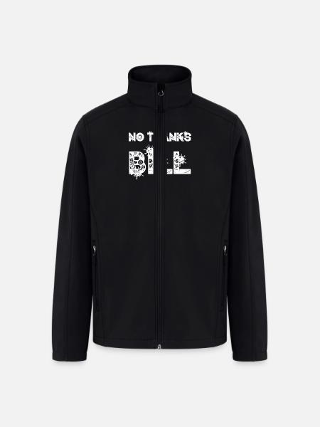 No Thanks Bill - Men’s Soft Shell Jacket - black