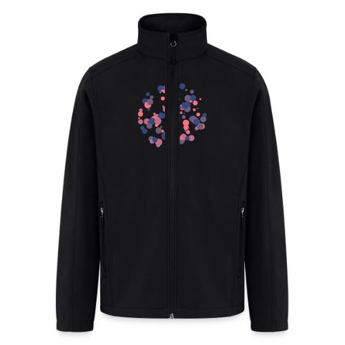 abstract circles pattern - Men’s Soft Shell Jacket