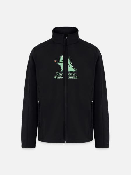 Dinosaur advice - Men’s Soft Shell Jacket - black