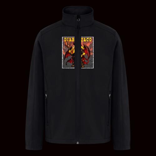 The Diablo Taco Spicy Demon Character - Men’s Soft Shell Jacket