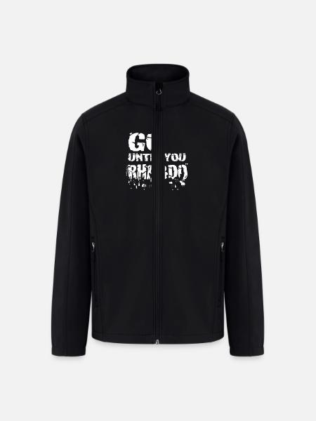 Go until you rhabdo - Men’s Soft Shell Jacket - black