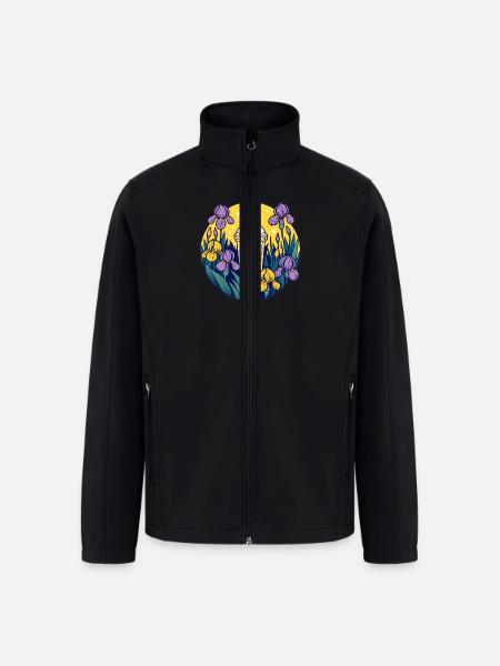 Bubble Tea - Men’s Soft Shell Jacket - black