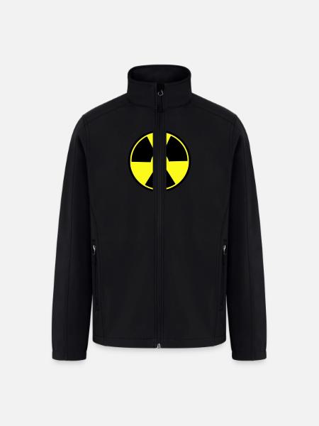 radioactive - Men’s Soft Shell Jacket - black