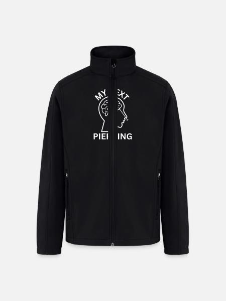 My Next Piercing - Men’s Soft Shell Jacket - black