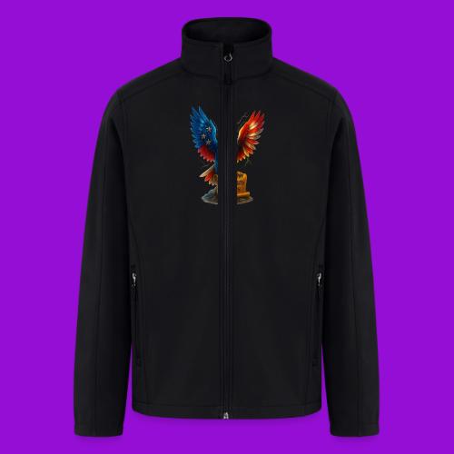 Veterans Press & Bald Eagle Flag 2 Print Set - Men’s Soft Shell Jacket