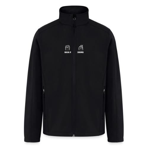 Playful Dog Paw Rock Paper Scissors - Men’s Soft Shell Jacket