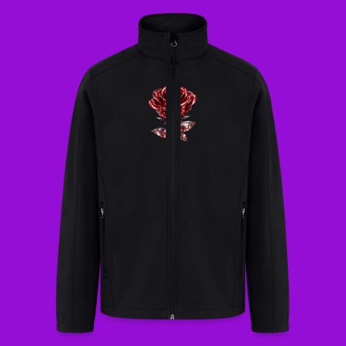 2 Set - Silver and Gold Roses - Men’s Soft Shell Jacket