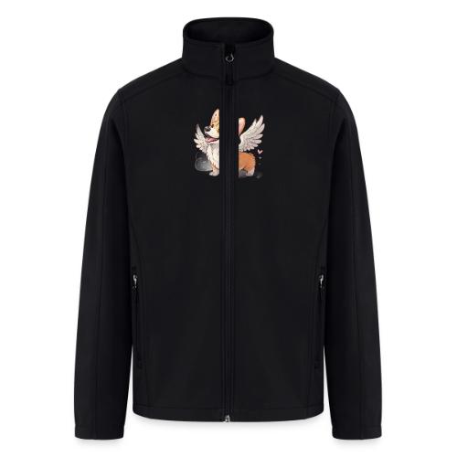 Angel Wings Corgi - Men’s Soft Shell Jacket