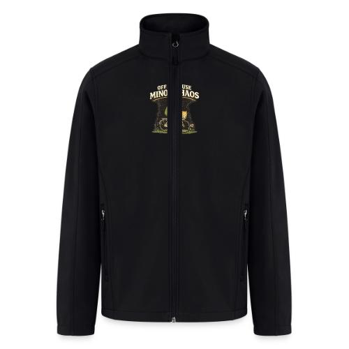 Minor Chaos Vintage Frog and Cat on Bicycle - Men’s Soft Shell Jacket