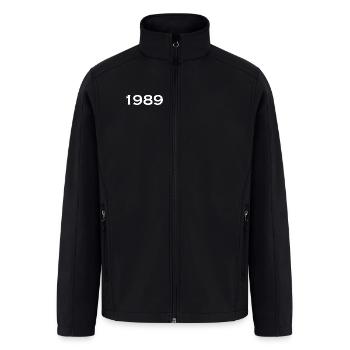 Unlimited Possibilities – Moon & Wolf - Men’s Soft Shell Jacket - black - Front