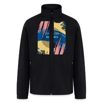 Walk on water Peter T-Shirt - Men’s Soft Shell Jacket - black - Front