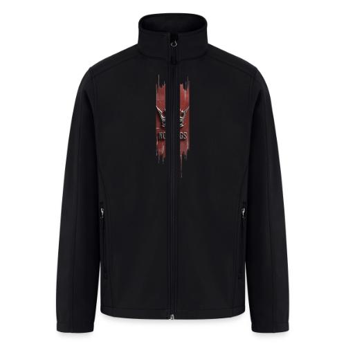 NO KINGS - Distressed Anarchy Crown - Men’s Soft Shell Jacket