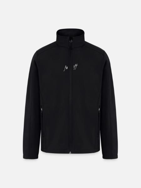 Insignia Novelty Funny Sleeve - Men’s Soft Shell Jacket - black