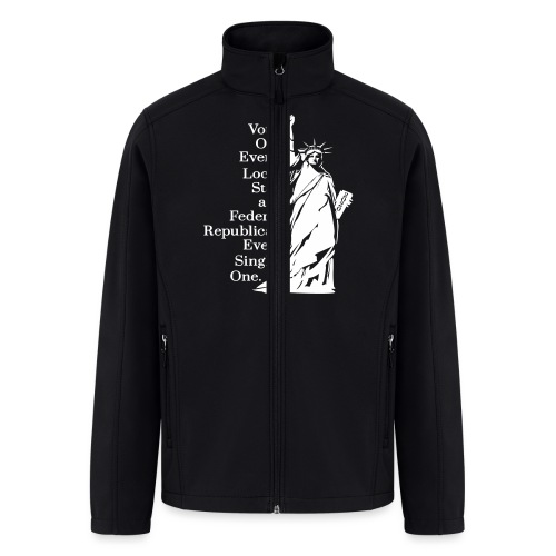 Vote Out Republicans Statue of Liberty - Men’s Soft Shell Jacket