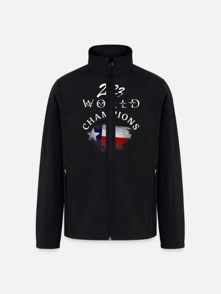 2023 world champions - Men’s Soft Shell Jacket - black