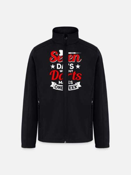 Darts Dart Player - Men’s Soft Shell Jacket - black