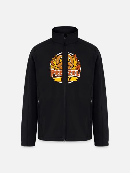 PRETZEL DAY - Men’s Soft Shell Jacket - black