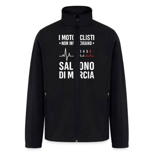 Motorcyclists Never Age Heartbeat Design - Men’s Soft Shell Jacket