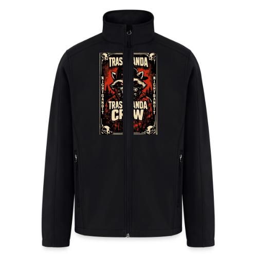 Midnight Forager Raccoon Mushroom Hunter - Men’s Soft Shell Jacket