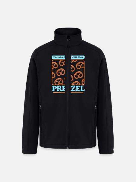 Pretzels It's A Pretzels - Men’s Soft Shell Jacket - black