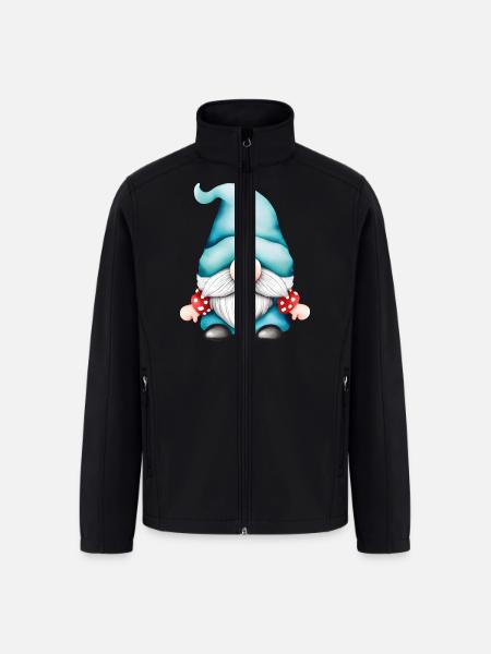 Gnome - Men’s Soft Shell Jacket - black